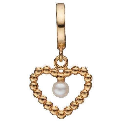 Image of Buble Pearl Love 925 sterling sølv Collect armbånds hænge charm smykke fra Christina Collect